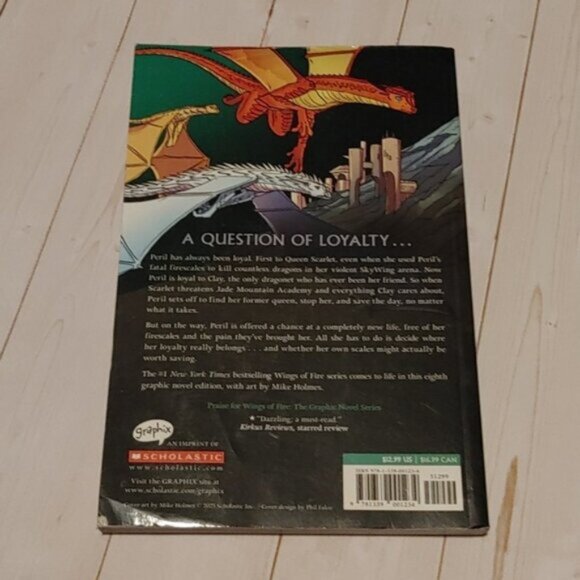 3/$13 Wings Of Fire 8. Escaping Peril Tui T. Sutherland Children Graphic Book - Picture 4 of 4